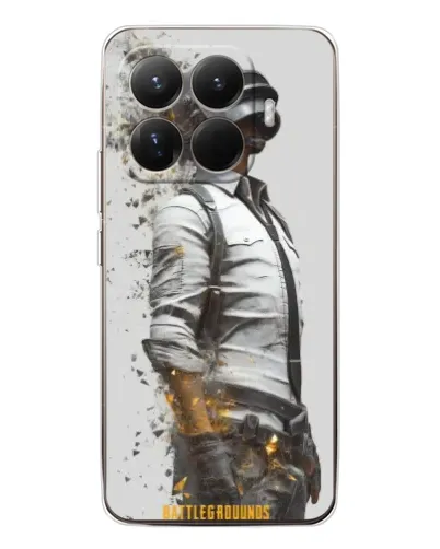 Чехол для Xiaomi 15T Pro с картинкой «PUBG — боец в пыли»