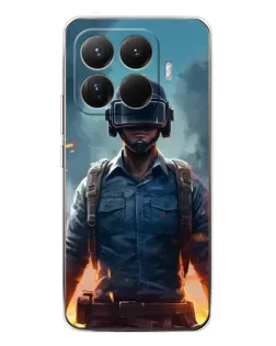 Чехол для Xiaomi 15T Pro с картинкой «PUBG — реалистичный герой»