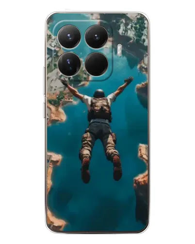 Чехол для Xiaomi 15T Pro с картинкой «PUBG — свободное падение»