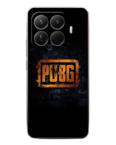 Чехол для Xiaomi 15T Pro с картинкой «PUBG — золотой логотип»