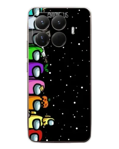 Чехол для Xiaomi 15T Pro с картинкой «Команда Among Us»