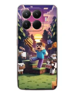 Чохол для Xiaomi 15T Pro з картинкою «Стів на фермі» Чохол для Xiaomi 15T Pro з картинкою «Стів на фермі»