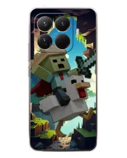 Чехол для Xiaomi 15T Pro с картинкой «Стив и гусь»
