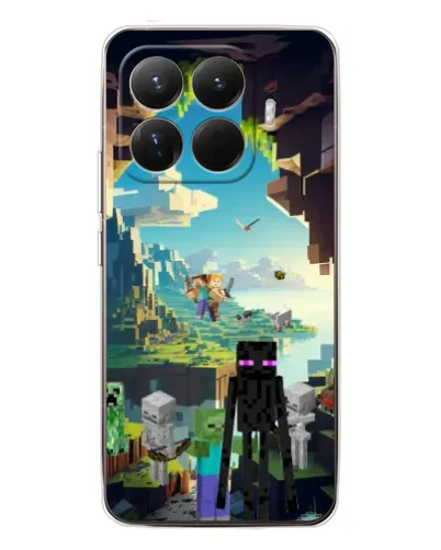 Чехол для Xiaomi 15T Pro с картинкой «Эндермен в лесу»