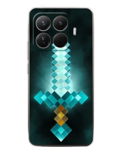 Чехол для Xiaomi 15T Pro с картинкой «Алмазный меч неон»