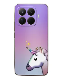 Чехол для Xiaomi 15T Pro с картинкой «Единорог градиент»