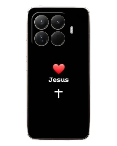 Чехол для Xiaomi 15T Pro с картинкой «Сердце - Jesus» Чехол для Xiaomi 15T Pro с картинкой «Сердце - Jesus»