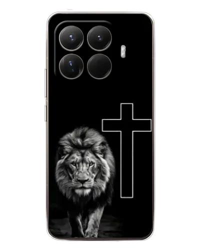 Чехол для Xiaomi 15T Pro с картинкой «Лев и Крест» Чехол для Xiaomi 15T Pro с картинкой «Лев и Крест»