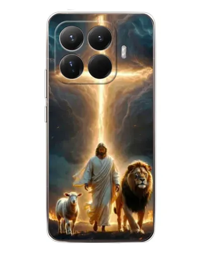Чехол для Xiaomi 15T Pro с картинкой «Лев Иуды и Свет» Чехол для Xiaomi 15T Pro с картинкой «Лев Иуды и Свет»