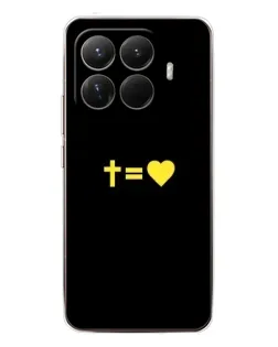 Чехол для Xiaomi 15T Pro с картинкой «Сердце и Крест»