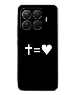 Чехол для Xiaomi 15T Pro с картинкой «Крест и Сердце»