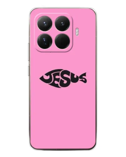 Чехол для Xiaomi 15T Pro с картинкой «Розовый символ Jesus» Чехол для Xiaomi 15T Pro с картинкой «Розовый символ Jesus»