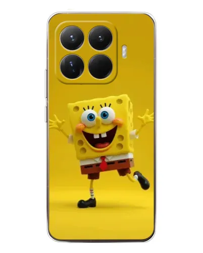 Чехол для Xiaomi 15T Pro с картинкой «Позитивный Губка Боб»