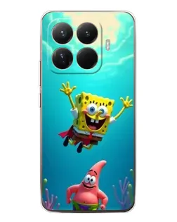 Чохол для Xiaomi 15T Pro з картинкою «Спанч Боб під водою»