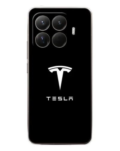 Чехол для Xiaomi 15T Pro с картинкой «Tesla White Logo»