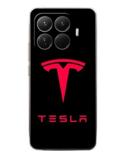 Чехол для Xiaomi 15T Pro с картинкой «Tesla Red Logo»