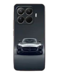 Чехол для Xiaomi 15T Pro с картинкой «Mercedes на черном»