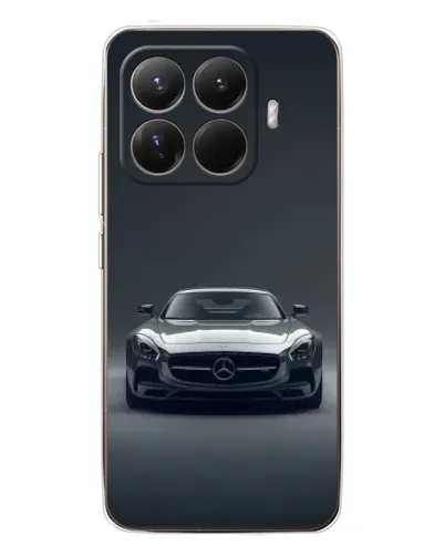 Чехол для Xiaomi 15T Pro с картинкой «Mercedes на черном»