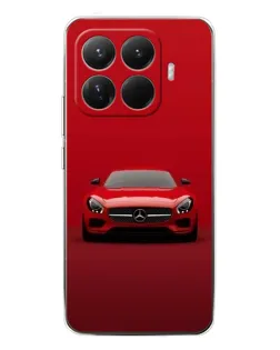 Чехол для Xiaomi 15T Pro с картинкой «Красный Mercedes AMG»