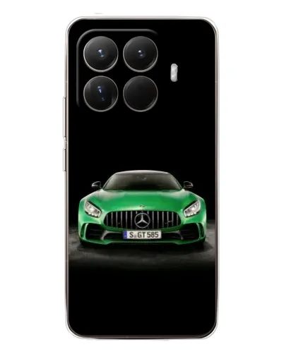 Чехол для Xiaomi 15T Pro с картинкой «Mercedes — неоновый лого»