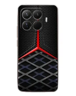 Чехол для Xiaomi 15T Pro с картинкой «Mercedes Carbon Grid»