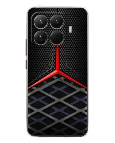 Чехол для Xiaomi 15T Pro с картинкой «Mercedes Carbon Grid»