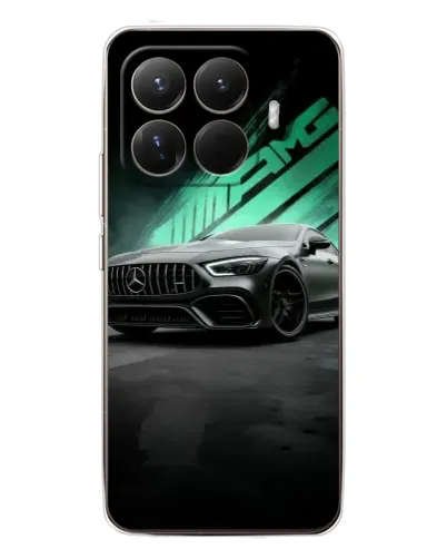 Чехол для Xiaomi 15T Pro с картинкой «Темный Mercedes AMG»