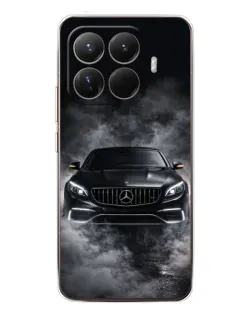 Чехол для Xiaomi 15T Pro с картинкой «Mercedes в дыму»
