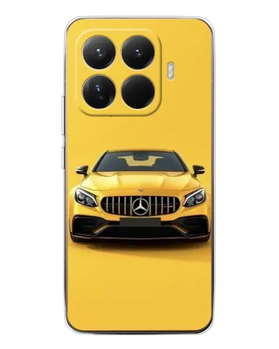 Чехол для Xiaomi 15T Pro с картинкой «Желтый Mercedes GT»