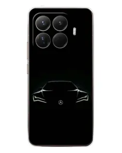 Чохол для Xiaomi 15T Pro з картинкою «Mercedes — силует авто» Чохол для Xiaomi 15T Pro з картинкою «Mercedes — силует авто»