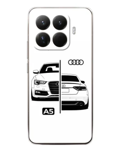 Чехол для Xiaomi 15T Pro с картинкой «Audi — контрастный дизайн»
