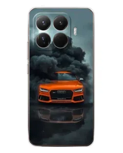 Чехол для Xiaomi 15T Pro с картинкой «Audi в облаках дыма»