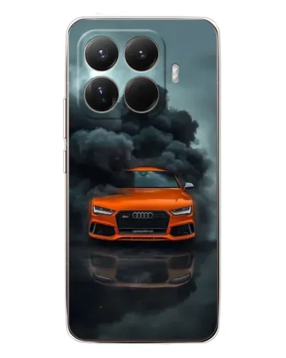 Чехол для Xiaomi 15T Pro с картинкой «Audi в облаках дыма»