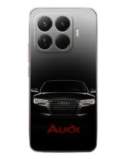 Чехол для Xiaomi 15T Pro с картинкой «Audi — градиентный контур»