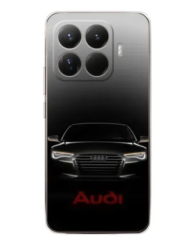 Чехол для Xiaomi 15T Pro с картинкой «Audi — градиентный контур»