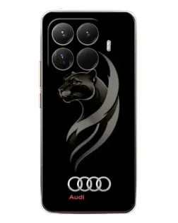 Чехол для Xiaomi 15T Pro с картинкой «Графика — пантера и Audi»