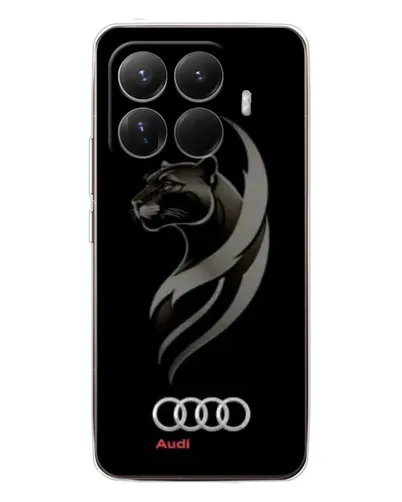 Чехол для Xiaomi 15T Pro с картинкой «Графика — пантера и Audi»