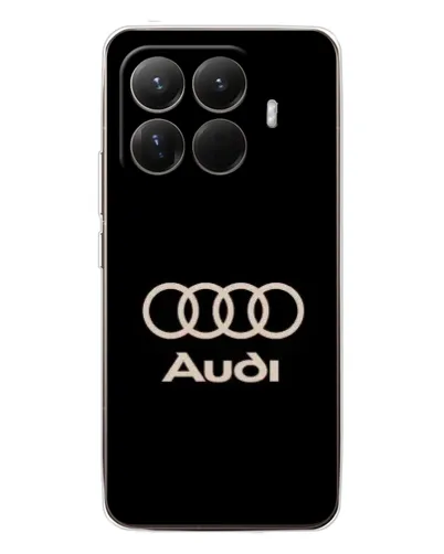 Чехол для Xiaomi 15T Pro с картинкой «Audi — золотой логотип»