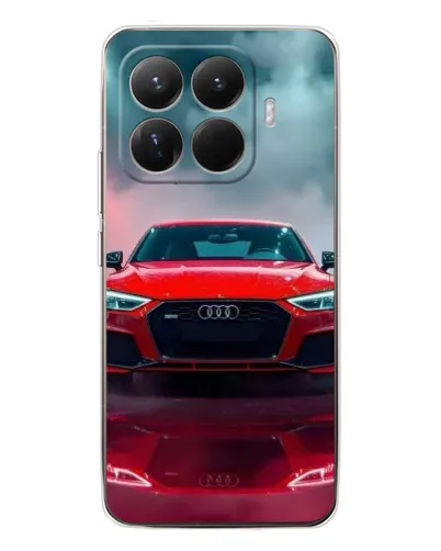 Чехол для Xiaomi 15T Pro с картинкой «Audi RS — красный стиль»