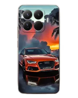 Чехол для Xiaomi 15T Pro с картинкой «Audi — закат»