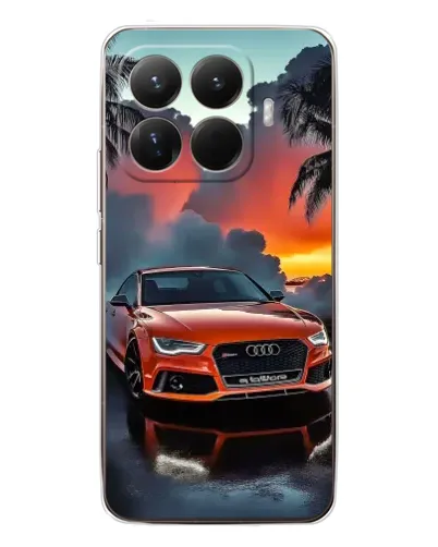 Чехол для Xiaomi 15T Pro с картинкой «Audi — закат»