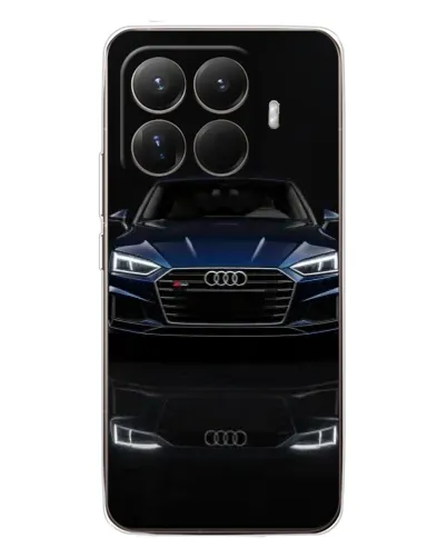 Чехол для Xiaomi 15T Pro с картинкой «Audi — ночное отражение»