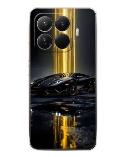 Чехол для Xiaomi 15T Pro с картинкой «Ночной Lamborghini драйв»