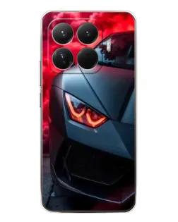 Чохол для Xiaomi 15T Pro з картинкою «Lamborghini червоне сяйво»
