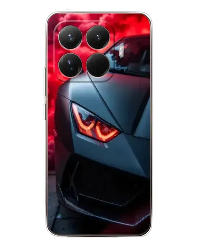 Чехол для Xiaomi 15T Pro с картинкой «Lamborghini красное сияние»