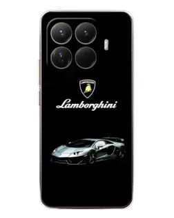 Чехол для Xiaomi 15T Pro с картинкой «Логотип Lamborghini классика»