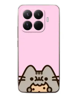 Чохол для Xiaomi 15T Pro з картинкою «Pusheen та печиво» Чохол для Xiaomi 15T Pro з картинкою «Pusheen та печиво»