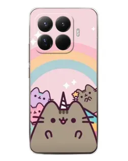 Чехол для Xiaomi 15T Pro с картинкой «Единорог Pusheen»