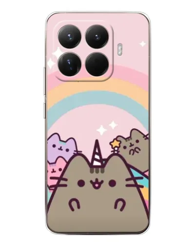 Чехол для Xiaomi 15T Pro с картинкой «Единорог Pusheen»