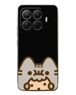 Чехол для Xiaomi 15T Pro с картинкой «Пушин на черном»